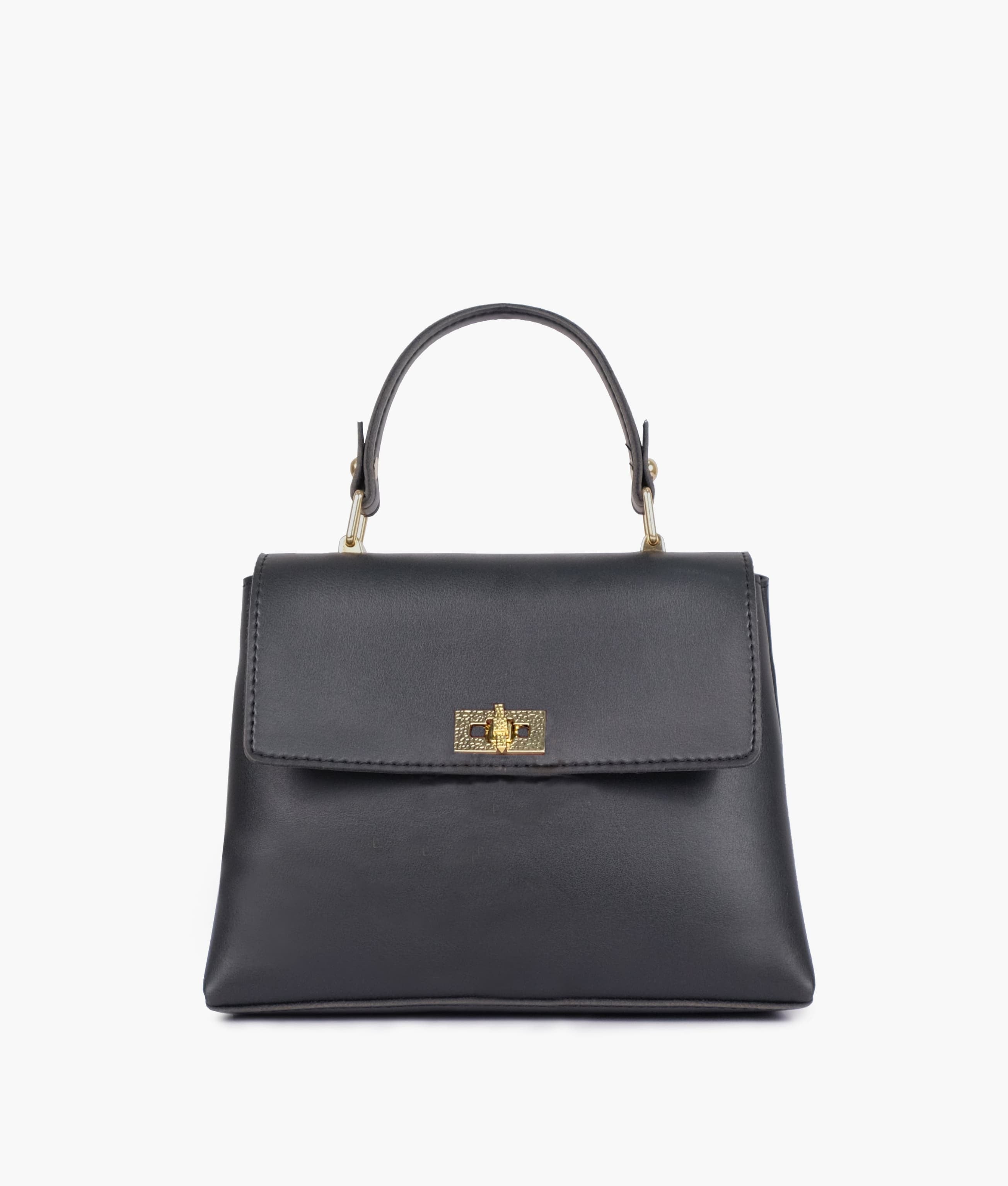 Black Mini Top-Handle Bag