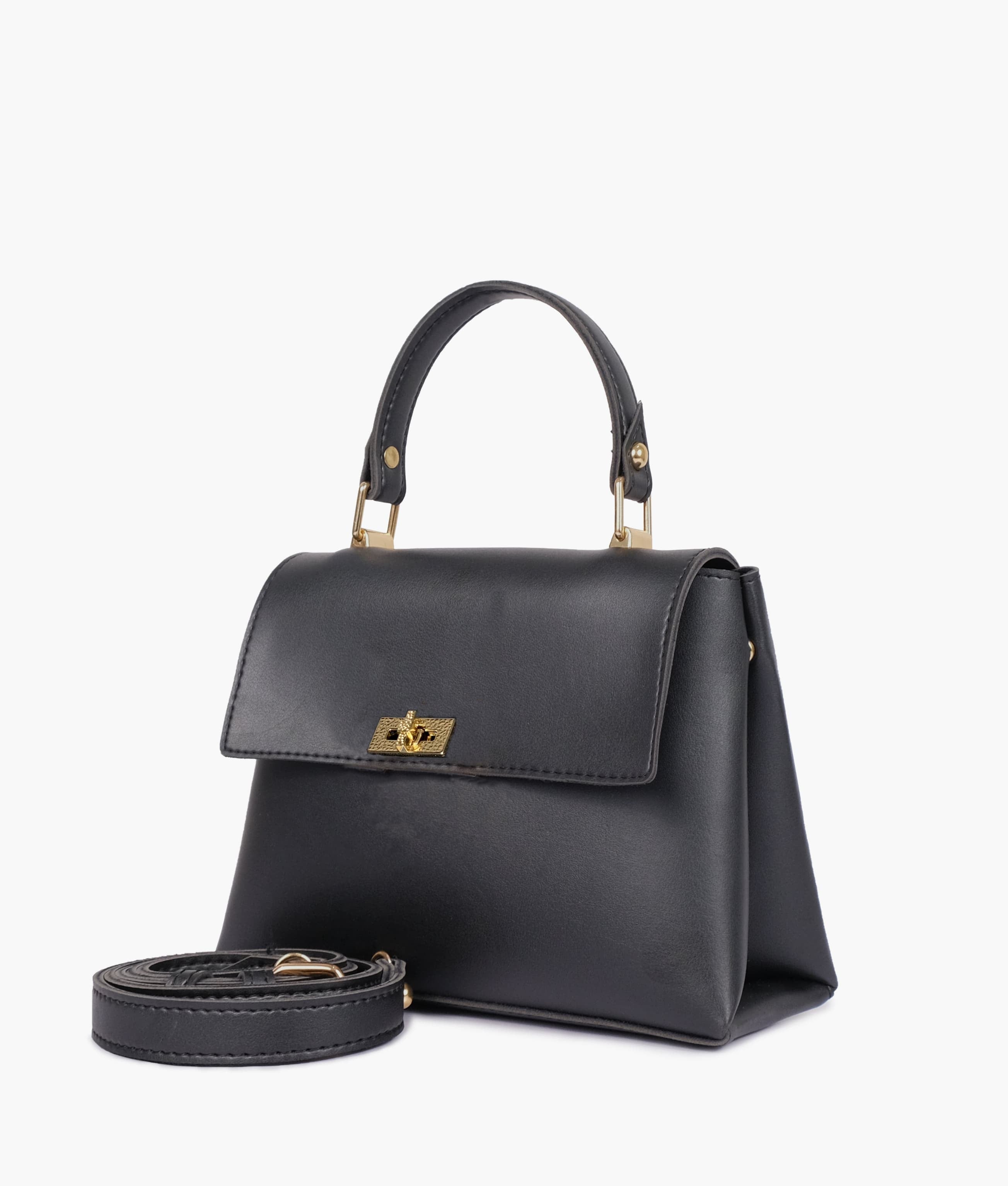 Black Mini Top-Handle Bag